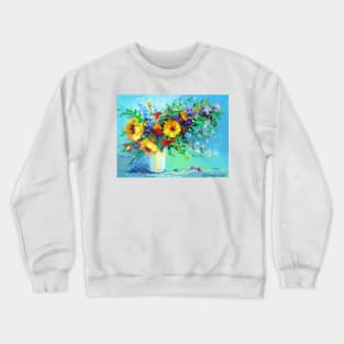 Bouquet of summer flowers Crewneck Sweatshirt